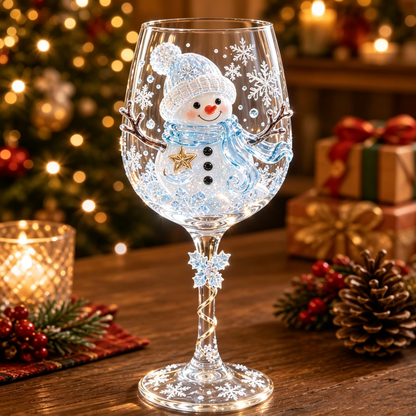 🎁Last Day 49% OFF - ✨🎁Christmas 3D Wine Glass Collection Gift Box Set🥂