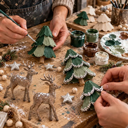 ⏰ LAST DAY 49% OFF - 🎄Lighted Woodland Christmas Garland🦌