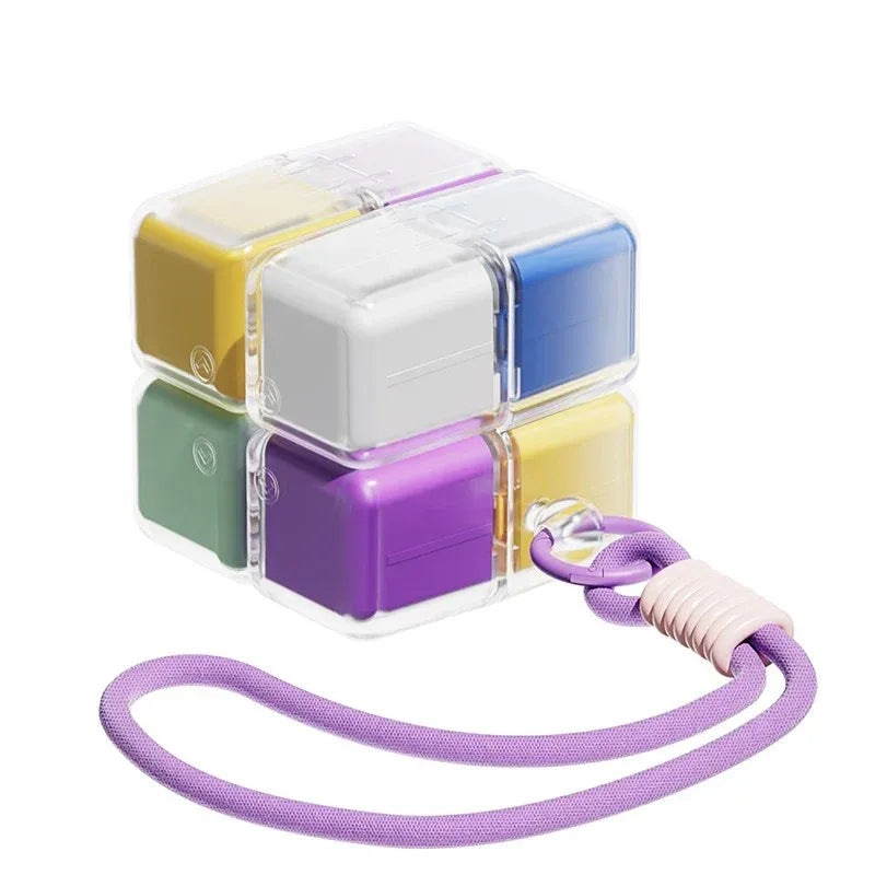 🔥LAST DAY 50% OFF - 🧩8-Compartment Magic Cube Pill Organizer