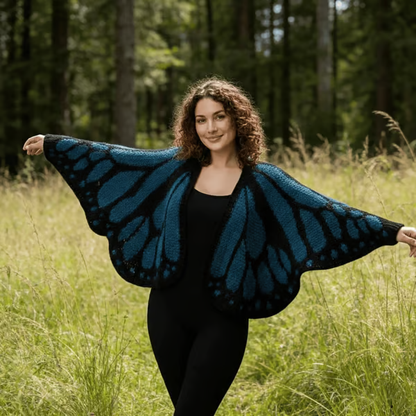 🔥LAST DAY SALE 49% OFF-🦋 Monarch Butterfly Crochet Cardigan👚