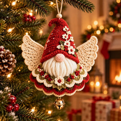 🎁Last Day 49% OFF - 🎄 DIY Crochet Christmas Angel Ornament Kit – Make, Hang & Treasure✨