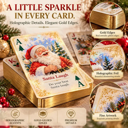 🎁Last Day 49% OFF - 🃏🎅 Christmas Holiday Cheer Playing Cards - Make Your Christmas Game Night More Fun!