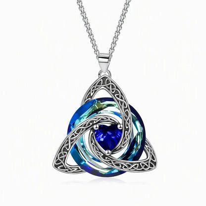 🔮Last Day 49% OFF💕🎁Women's Celtic Knot Birthstone Pendant Necklace