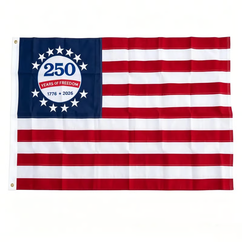 🔥Last Day 49% OFF - 🇺🇸250th Anniversary USA Commemorative Flag (3x5 Ft),Double-Sided Embroidered