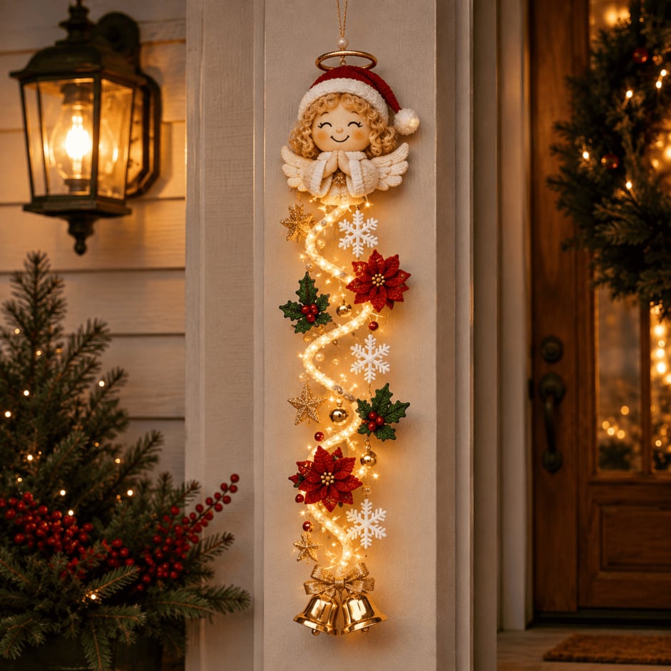 (🎁Last Day 49% OFF)🎅✨Glowing Christmas Door Hanger