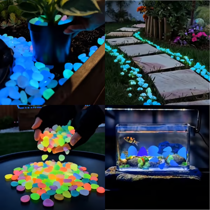 🔥Last Day 49% OFF🔥-🌈Colorful Glow-in-the-Dark Garden Stones