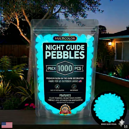 🔥Last Day 49% OFF🔥-🌈Colorful Glow-in-the-Dark Garden Stones