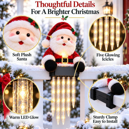 🎁Last Day 49% OFF - ☃️ WinterGlow Snowman Icicle Lights – Magical Christmas Hanging Decor ✨