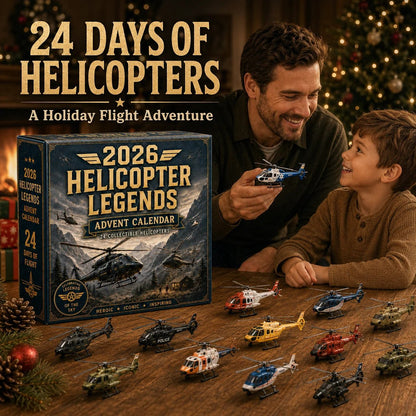 2026 Helicopter Legends Advent Calendar – 24 Days of Collectible Helicopter Surprises