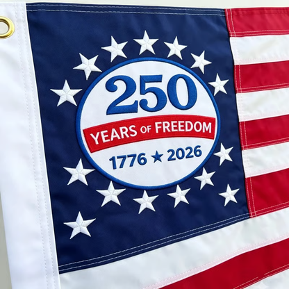 🔥Last Day 49% OFF - 🇺🇸250th Anniversary USA Commemorative Flag (3x5 Ft),Double-Sided Embroidered