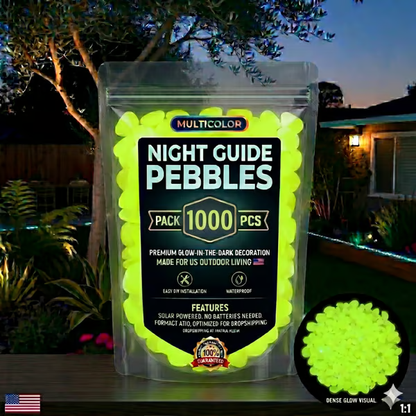 🔥Last Day 49% OFF🔥-🌈Colorful Glow-in-the-Dark Garden Stones