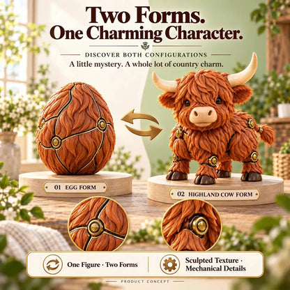 🎁Last Day 49% OFF - 🐮 2-in-1 Transforming Highland Cow Egg – A Little Egg, a Charming Highland Surprise🥚