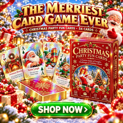 🎁Last Day 49% OFF - 🃏🎅 Christmas Holiday Cheer Playing Cards - Make Your Christmas Game Night More Fun!