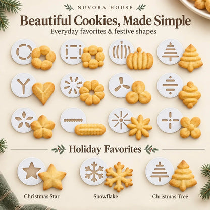 Cookie Press & Decorating Kit